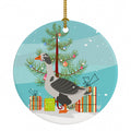 West of England Goose Christmas Ceramic Ornament Christmas Tree Hanging Decorations for Home Christmas Holiday, Party, Gift, 3 in, Multicolor