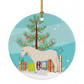 Paso Fino Horse Christmas Ceramic Ornament Christmas Tree Hanging Decorations for Home Christmas Holiday, Party, Gift, 3 in, Multicolor