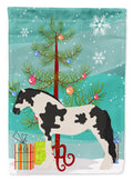 Cyldesdale Horse Christmas Garden Flag Mailbox Decorative Yard Banner Outside Patio Artwork for Flower Beds, Garden Size, Multicolor