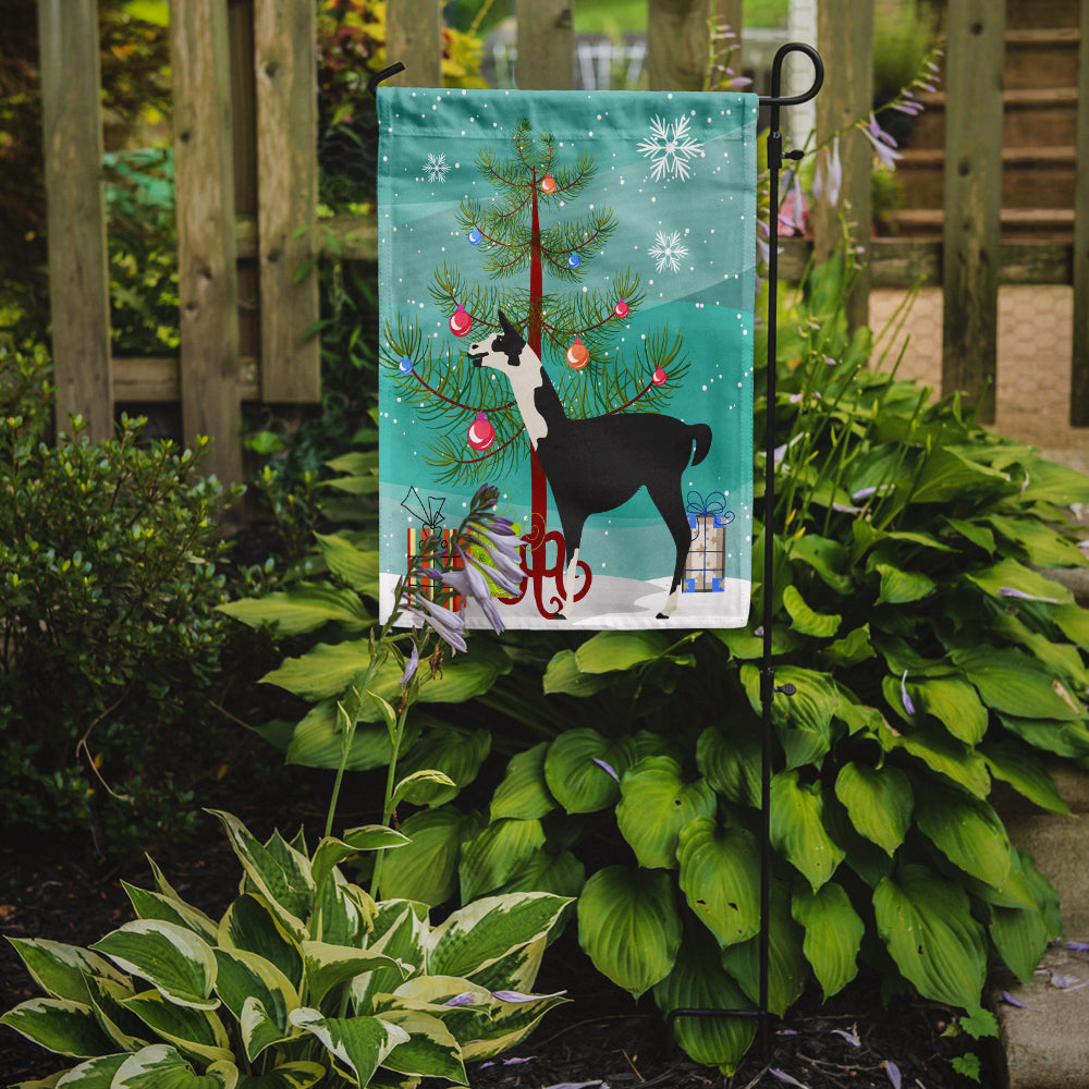 Llama Q' Ara Christmas Garden Flag Mailbox Decorative Yard Banner Outside Patio Artwork for Flower Beds, Garden Size, Multicolor