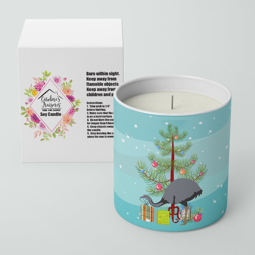 Rhea Christmas Decorative Soy Candle Nature Soy Wax Essential Oil Home Decor Ideal for Bedroom Kitchen Bath Office Gift, 10 oz