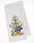 Rhea Christmas Kitchen Towel Set of 2 White Dish Towels Decorative Bathroom Hand towel for Hand, Face, Hair, Yoga, Tea, Dishcloth, 19 X 28", White