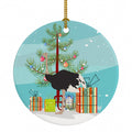 Common Ostrich Christmas Ceramic Ornament Christmas Tree Hanging Decorations for Home Christmas Holiday, Party, Gift, 3 in, Multicolor