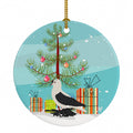 Saxon Fairy Swallow Pigeon Christmas Ceramic Ornament Christmas Tree Hanging Decorations for Home Christmas Holiday, Party, Gift, 3 in, Multicolor