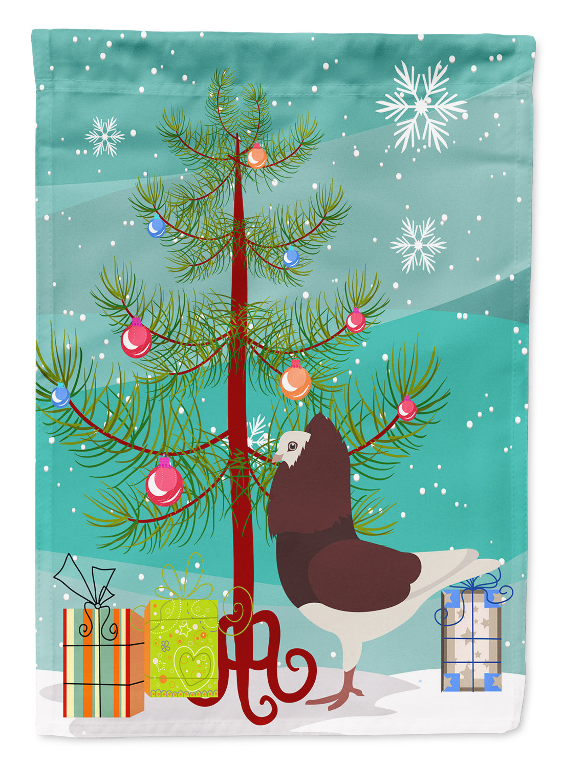 Capuchin Red Pigeon Christmas Garden Flag Mailbox Decorative Yard Banner Outside Patio Artwork for Flower Beds, Garden Size, Multicolor
