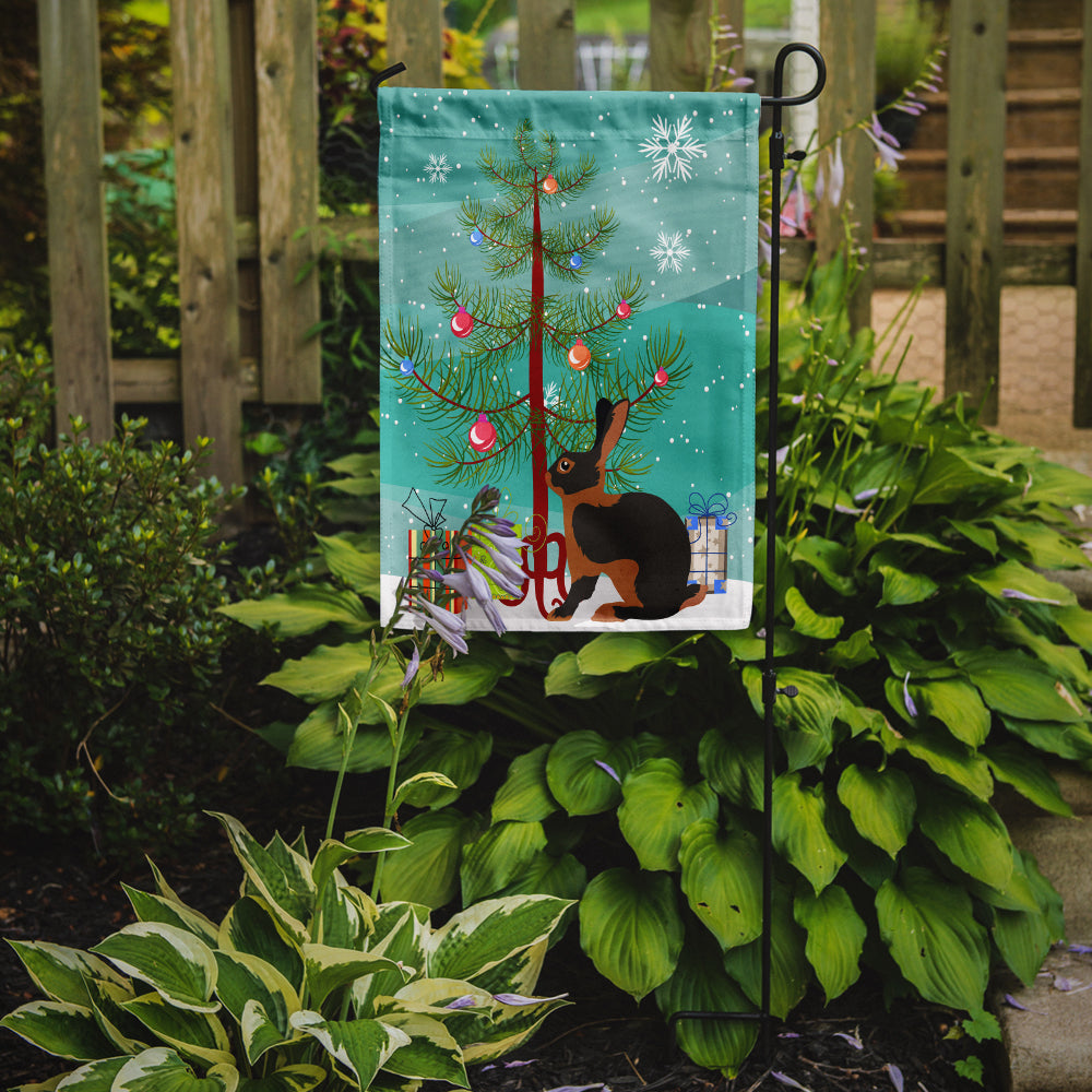 Tan Rabbit Christmas Garden Flag Mailbox Decorative Yard Banner Outside Patio Artwork for Flower Beds, Garden Size, Multicolor