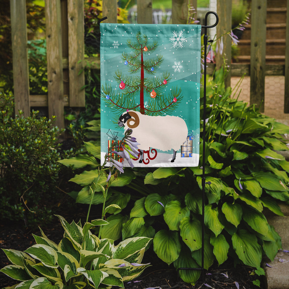 Scottish Blackface Sheep Christmas Garden Flag Mailbox Decorative Yard Banner Outside Patio Artwork for Flower Beds, Garden Size, Multicolor