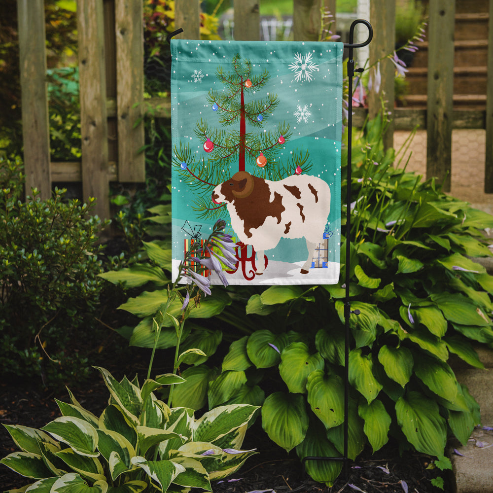 Jacob Sheep Christmas Garden Flag Mailbox Decorative Yard Banner Outside Patio Artwork for Flower Beds, Garden Size, Multicolor