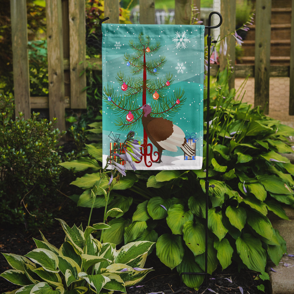 Bourbon Red Turkey Hen Christmas Garden Flag Mailbox Decorative Yard Banner Outside Patio Artwork for Flower Beds, Garden Size, Multicolor