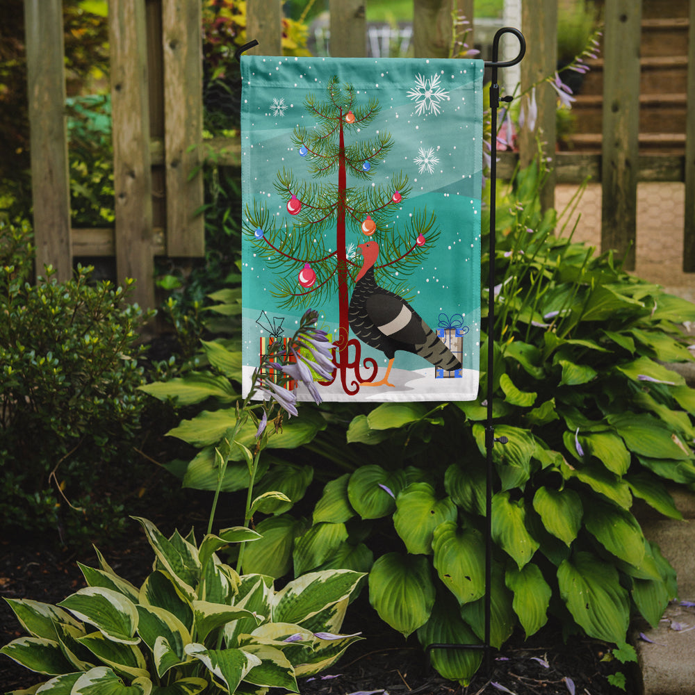 Marragansett Turkey Christmas Garden Flag Mailbox Decorative Yard Banner Outside Patio Artwork for Flower Beds, Garden Size, Multicolor
