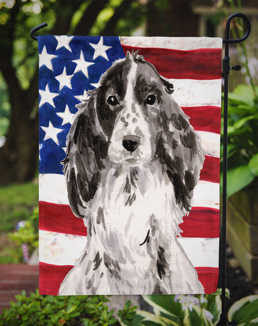 Black Parti Patriotic Garden Flag Mailbox Decorative Yard Banner Outside Patio Artwork for Flower Beds, Garden Size, Multicolor