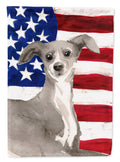 Italian Greyhound Patriotic Garden Flag Mailbox Decorative Yard Banner Outside Patio Artwork for Flower Beds, Garden Size, Multicolor