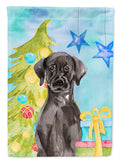 Black Labrador Christmas Garden Flag Mailbox Decorative Yard Banner Outside Patio Artwork for Flower Beds, Garden Size, Multicolor