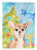 Chihuahua Christmas Garden Flag Mailbox Decorative Yard Banner Outside Patio Artwork for Flower Beds, Garden Size, Multicolor
