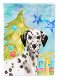Dalmatian Christmas Garden Flag Mailbox Decorative Yard Banner Outside Patio Artwork for Flower Beds, Garden Size, Multicolor