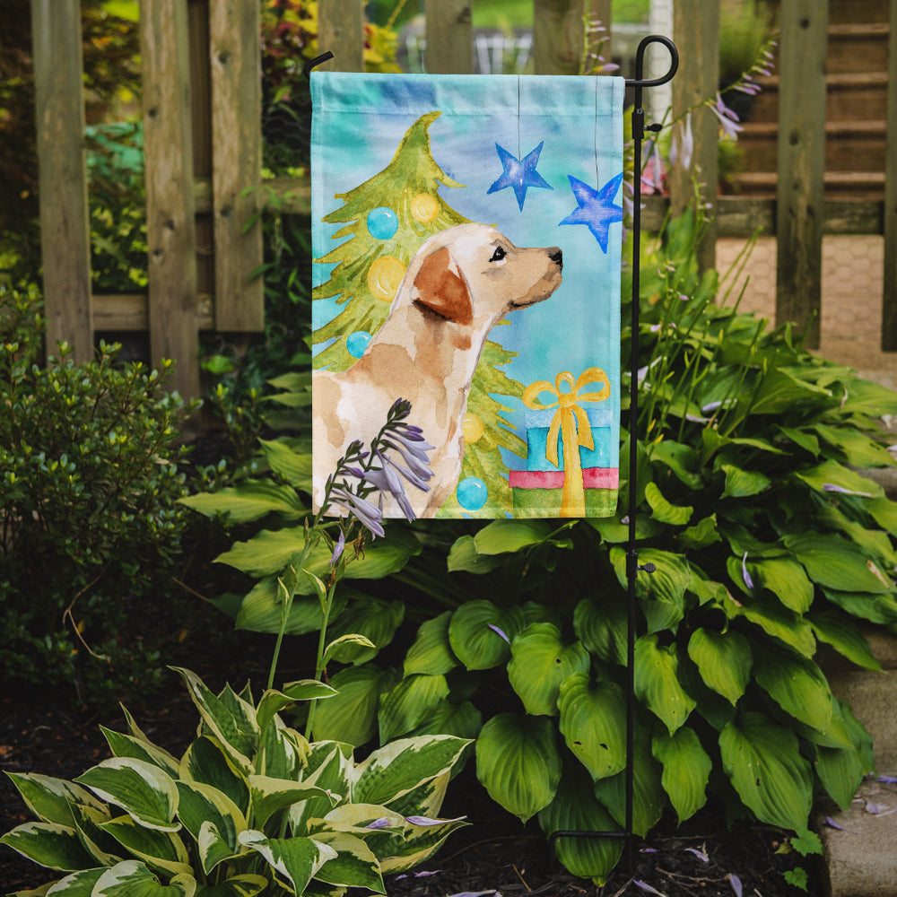 Yellow Labrador #2 Christmas Garden Flag Mailbox Decorative Yard Banner Outside Patio Artwork for Flower Beds, Garden Size, Multicolor