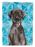 Black Labrador Winter Garden Flag Mailbox Decorative Yard Banner Outside Patio Artwork for Flower Beds, Garden Size, Multicolor