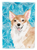 Corgi Winter Garden Flag Mailbox Decorative Yard Banner Outside Patio Artwork for Flower Beds, Garden Size, Multicolor