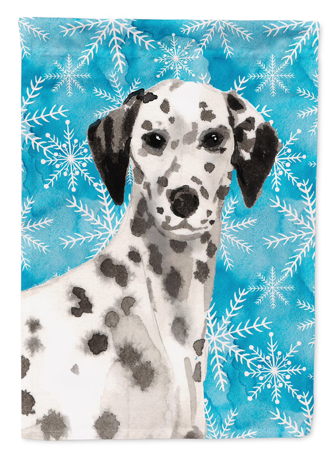 Dalmatian Winter Garden Flag Mailbox Decorative Yard Banner Outside Patio Artwork for Flower Beds, Garden Size, Multicolor