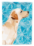 Yellow Labrador #2 Winter Garden Flag Mailbox Decorative Yard Banner Outside Patio Artwork for Flower Beds, Garden Size, Multicolor