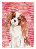 Blenheim Cavalier Spaniel Love Garden Flag Mailbox Decorative Yard Banner Outside Patio Artwork for Flower Beds, Garden Size, Multicolor