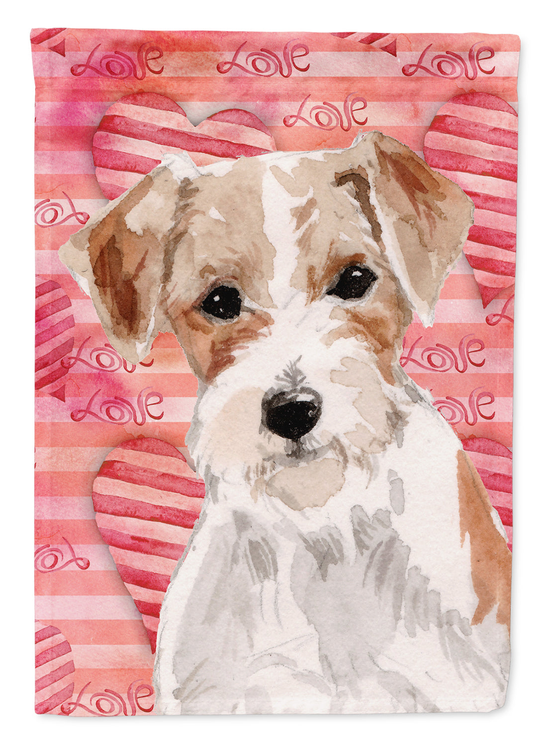 Wire Hair Jack Russell Love Garden Flag Mailbox Decorative Yard Banner Outside Patio Artwork for Flower Beds, Garden Size, Multicolor