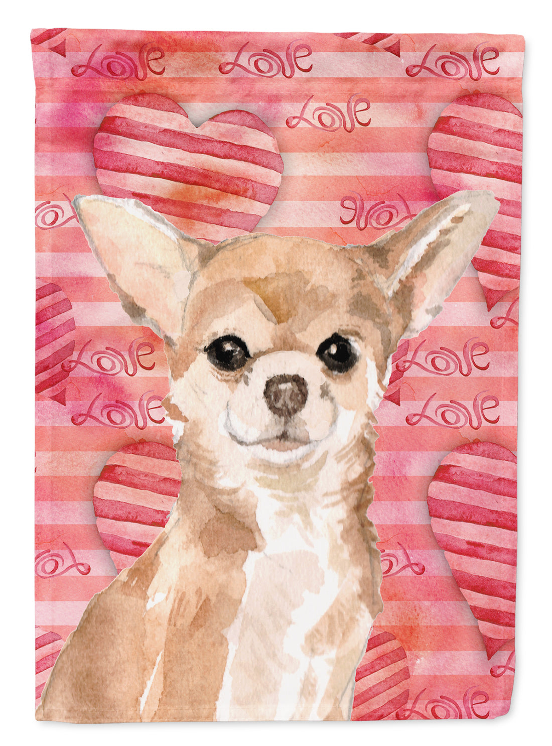 Chihuahua Love Garden Flag Mailbox Decorative Yard Banner Outside Patio Artwork for Flower Beds, Garden Size, Multicolor