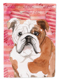 English Bulldog Love Garden Flag Mailbox Decorative Yard Banner Outside Patio Artwork for Flower Beds, Garden Size, Multicolor