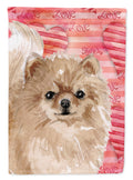 Pomeranian Love Garden Flag Mailbox Decorative Yard Banner Outside Patio Artwork for Flower Beds, Garden Size, Multicolor