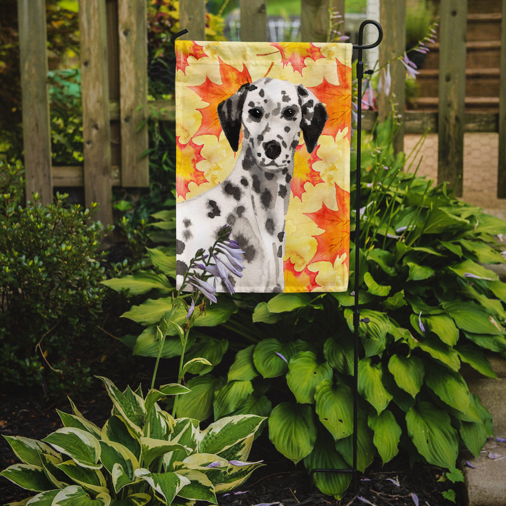 Dalmatian Fall Garden Flag Mailbox Decorative Yard Banner Outside Patio Artwork for Flower Beds, Garden Size, Multicolor