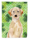 Yellow Labrador St. Patrick's Garden Flag Mailbox Decorative Yard Banner Outside Patio Artwork for Flower Beds, Garden Size, Multicolor