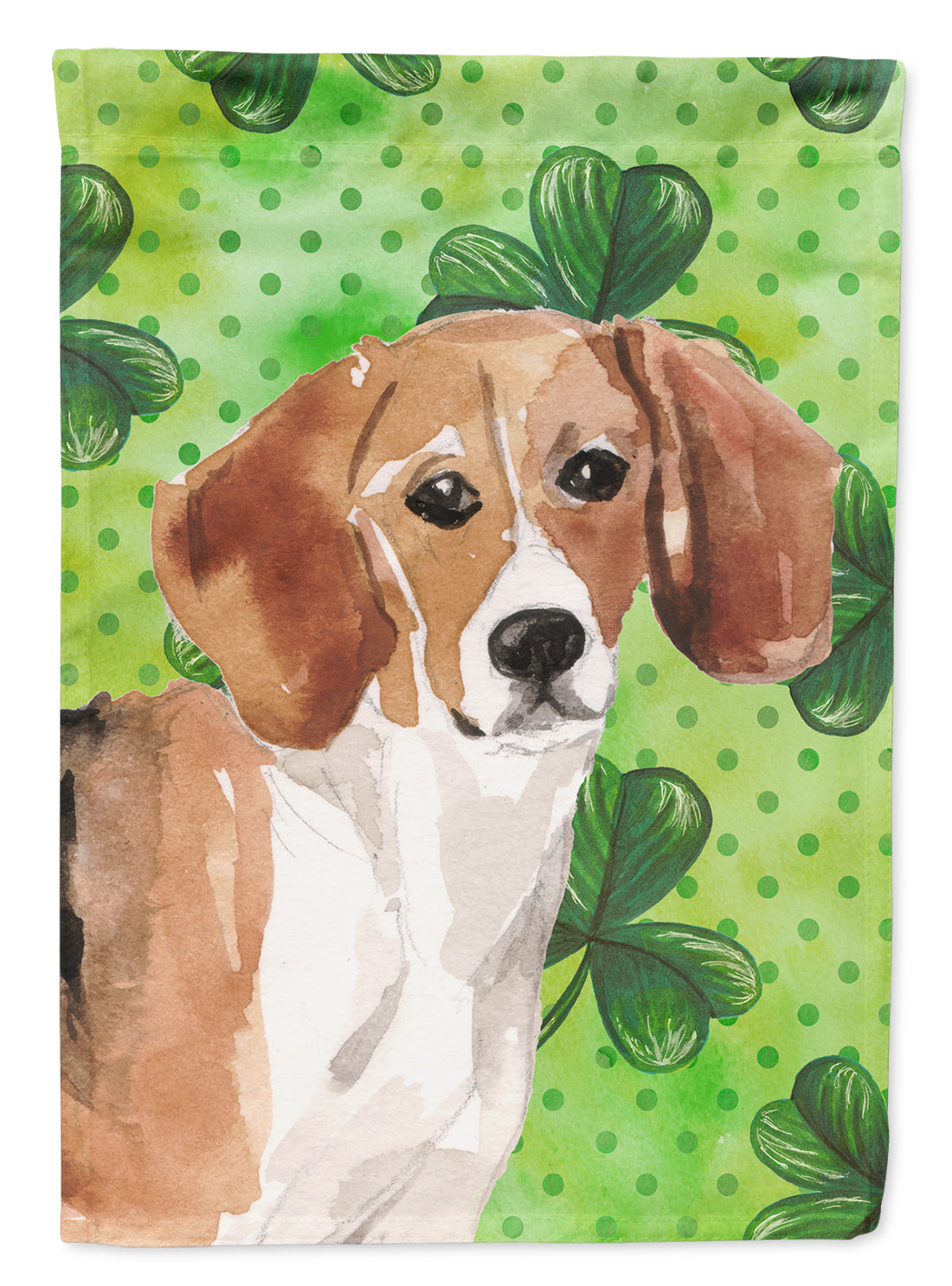 Beagle St. Patrick's Garden Flag Mailbox Decorative Yard Banner Outside Patio Artwork for Flower Beds, Garden Size, Multicolor