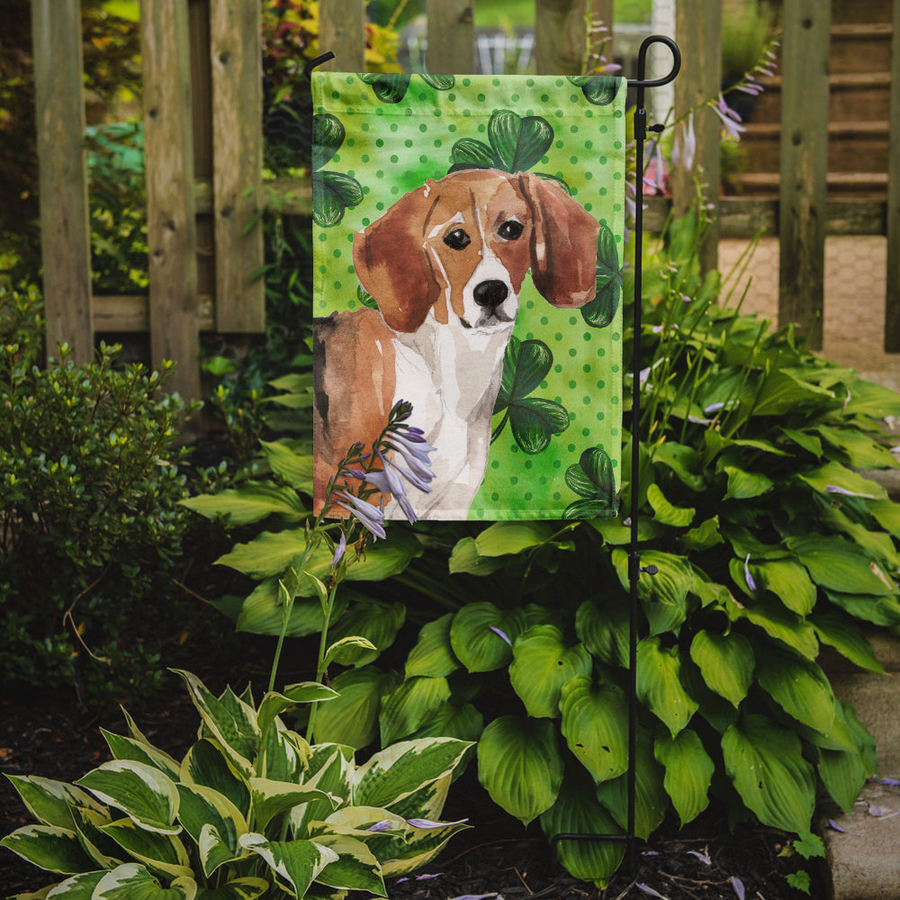 Beagle St. Patrick's Garden Flag Mailbox Decorative Yard Banner Outside Patio Artwork for Flower Beds, Garden Size, Multicolor