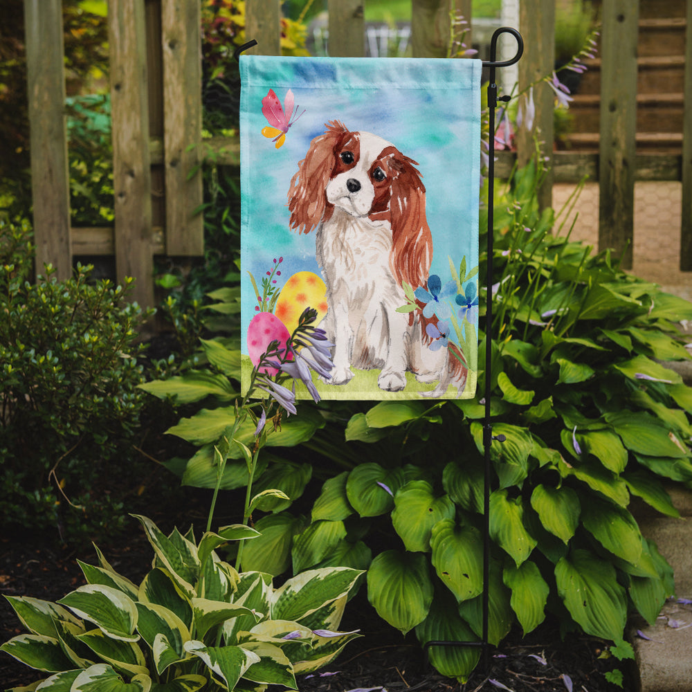 Blenheim Cavalier Spaniel Easter Garden Flag Mailbox Decorative Yard Banner Outside Patio Artwork for Flower Beds, Garden Size, Multicolor