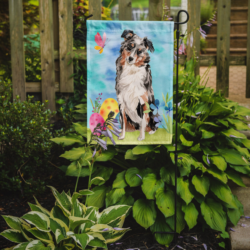 Australian Shepherd Easter Garden Flag Mailbox Decorative Yard Banner Outside Patio Artwork for Flower Beds, Garden Size, Multicolor