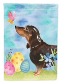 Black and Tan Dachshund Easter Garden Flag Mailbox Decorative Yard Banner Outside Patio Artwork for Flower Beds, Garden Size, Multicolor