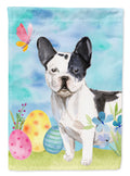 Black White French Bulldog Easter Garden Flag Mailbox Decorative Yard Banner Outside Patio Artwork for Flower Beds, Garden Size, Multicolor
