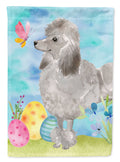 Grey Standard Poodle Easter Garden Flag Mailbox Decorative Yard Banner Outside Patio Artwork for Flower Beds, Garden Size, Multicolor