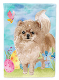 Pomeranian Easter Garden Flag Mailbox Decorative Yard Banner Outside Patio Artwork for Flower Beds, Garden Size, Multicolor