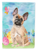 Fawn French Bulldog Easter Garden Flag Mailbox Decorative Yard Banner Outside Patio Artwork for Flower Beds, Garden Size, Multicolor