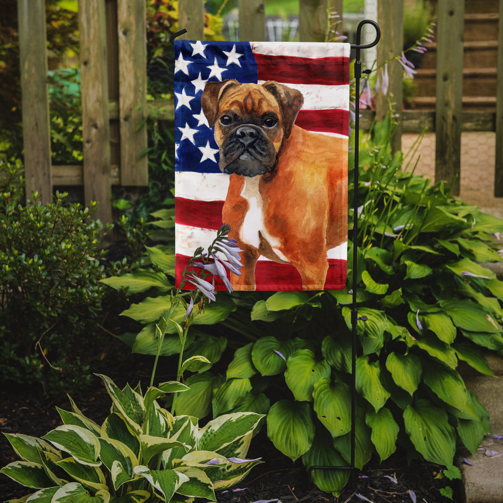 German Boxer Patriotic Garden Flag Mailbox Decorative Yard Banner Outside Patio Artwork for Flower Beds, Garden Size, Multicolor
