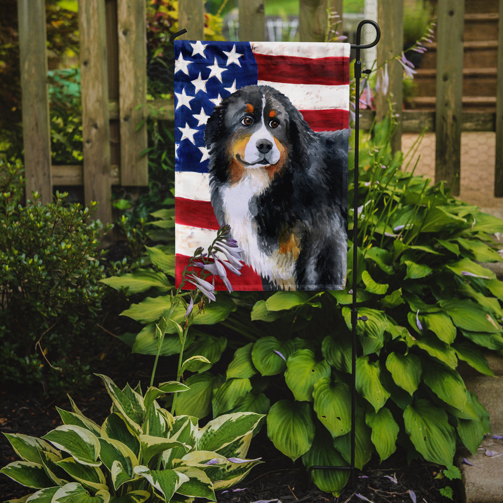 Bernese Mountain Dog Patriotic Garden Flag Mailbox Decorative Yard Banner Outside Patio Artwork for Flower Beds, Garden Size, Multicolor
