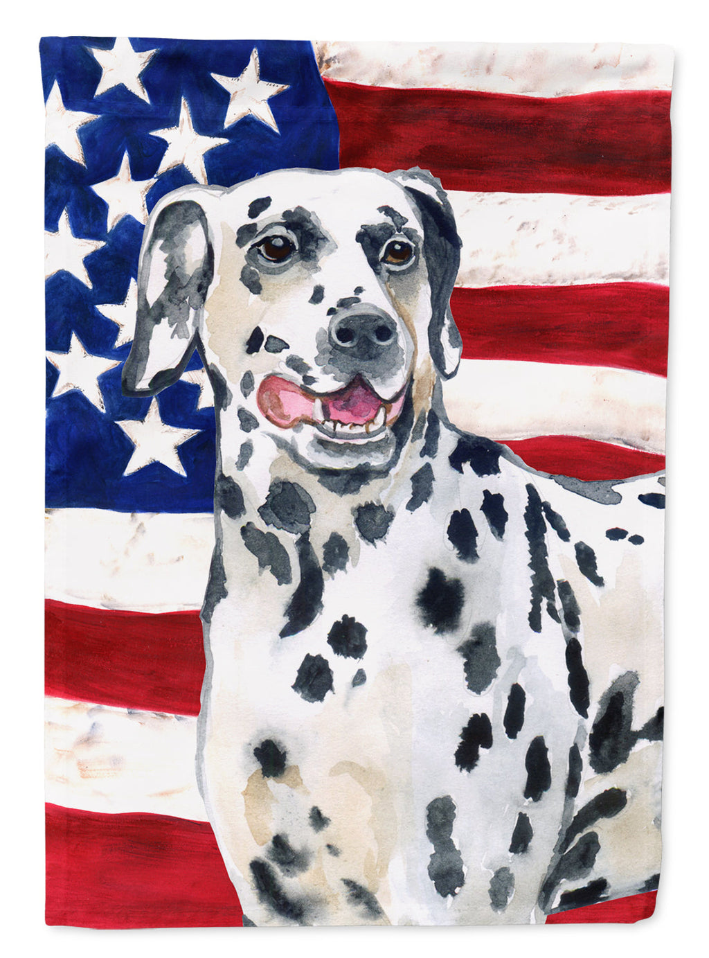 Dalmatian Patriotic Garden Flag Mailbox Decorative Yard Banner Outside Patio Artwork for Flower Beds, Garden Size, Multicolor