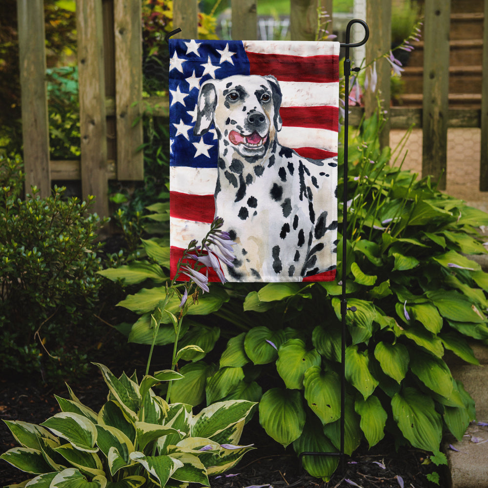 Dalmatian Patriotic Garden Flag Mailbox Decorative Yard Banner Outside Patio Artwork for Flower Beds, Garden Size, Multicolor