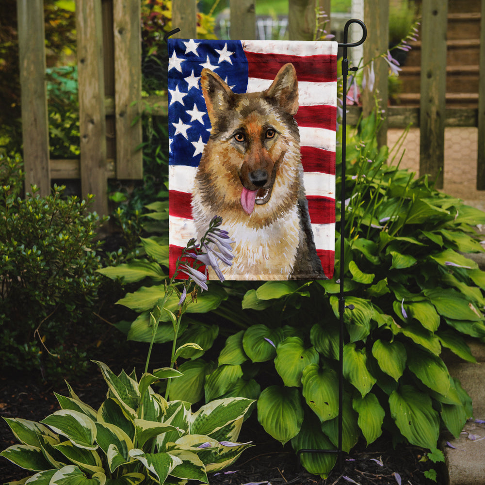 German Shepherd Patriotic Garden Flag Mailbox Decorative Yard Banner Outside Patio Artwork for Flower Beds, Garden Size, Multicolor