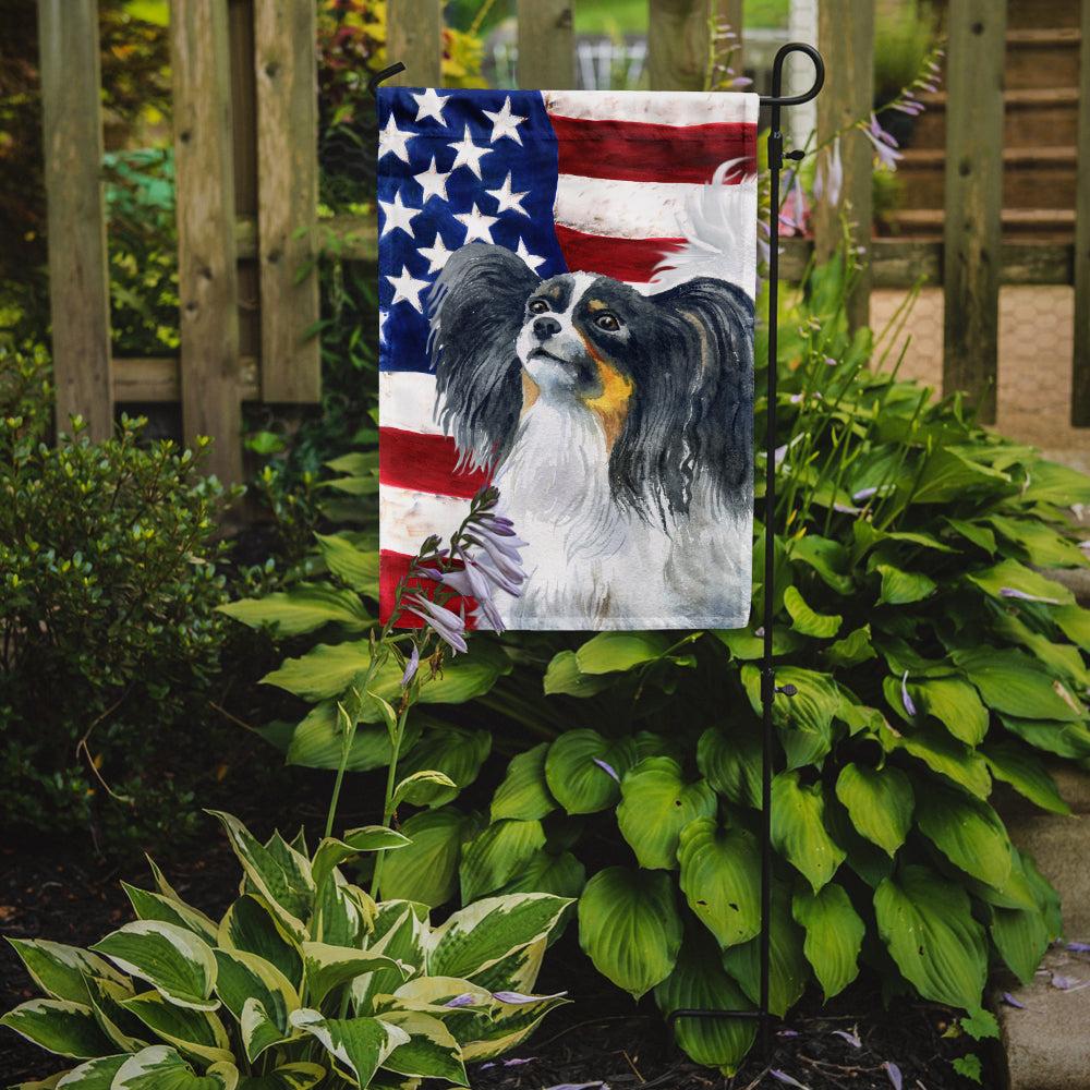 Papillon Patriotic Garden Flag Mailbox Decorative Yard Banner Outside Patio Artwork for Flower Beds, Garden Size, Multicolor
