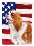 Cavalier Spaniel Patriotic Garden Flag Mailbox Decorative Yard Banner Outside Patio Artwork for Flower Beds, Garden Size, Multicolor