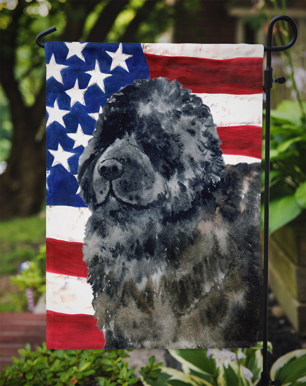 Newfoundland Patriotic Garden Flag Mailbox Decorative Yard Banner Outside Patio Artwork for Flower Beds, Garden Size, Multicolor