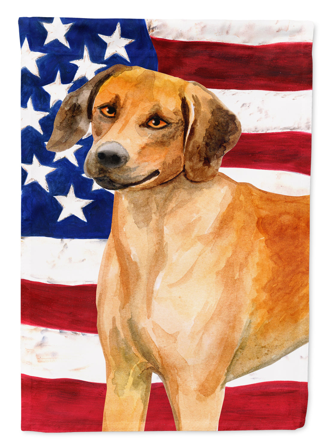 Rhodesian Ridgeback Patriotic Garden Flag Mailbox Decorative Yard Banner Outside Patio Artwork for Flower Beds, Garden Size, Multicolor