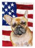 French Bulldog Patriotic Garden Flag Mailbox Decorative Yard Banner Outside Patio Artwork for Flower Beds, Garden Size, Multicolor